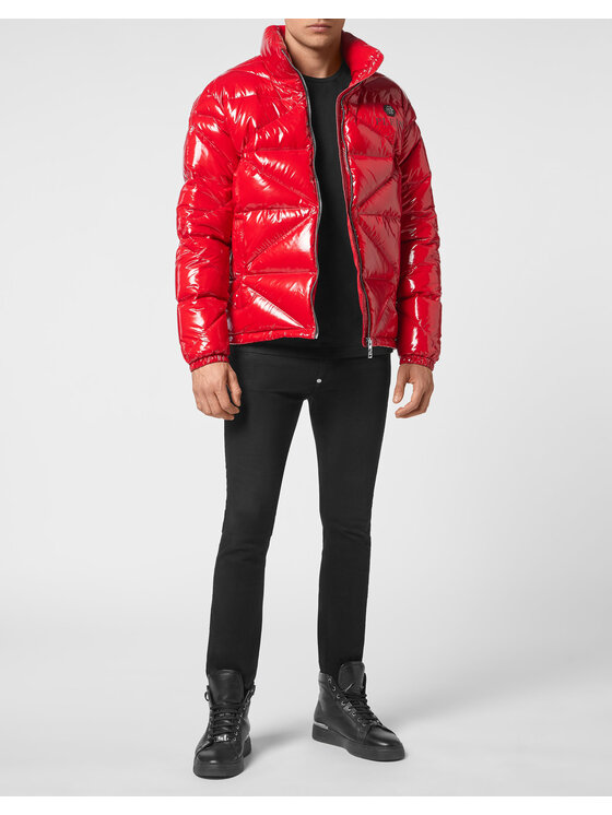 PHILIPP PLEIN PHILIPP PLEIN Giubbotto piumino 159 Rosso Regular Fit