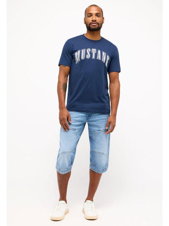 Mustang Mustang T-shirt AUSTIN Blu Regular Fit