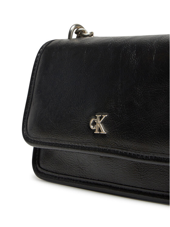 Calvin Klein Jeans Calvin Klein Jeans Käekott Chain Mini Ew Flap LV04K3085G Must