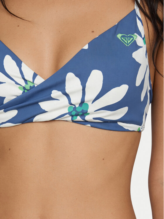 Roxy Roxy Góra od bikini Printed Essentials ERJX305694 Niebieski