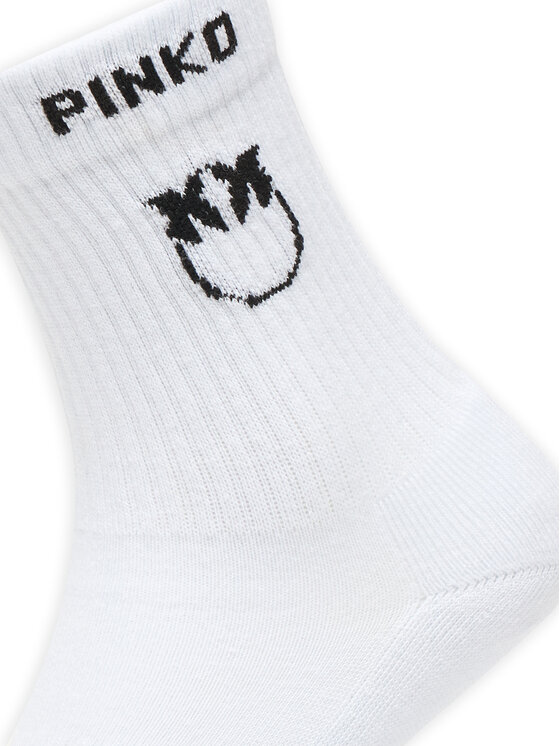 PINKO PINKO Ženske visoke nogavice Noirvegia 106071 A302 Bela