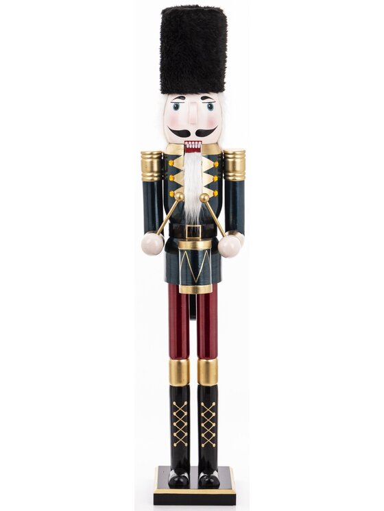MIAhome MIAhome Figurka Dziadek do Orzechów w czapce 148 cm Kolorowy