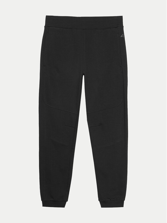 4F 4F Pantaloni da tuta 4FWSS24TTROM645 Nero Regular Fit