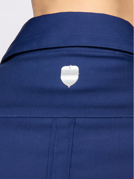 Rage Age Rage Age Särk Deep Blue Tumesinine Slim Fit