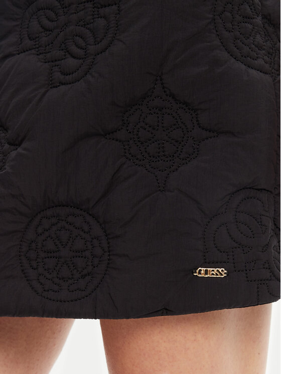 Guess Guess Mini suknja V5YD02 WHEB2 Crna Regular Fit