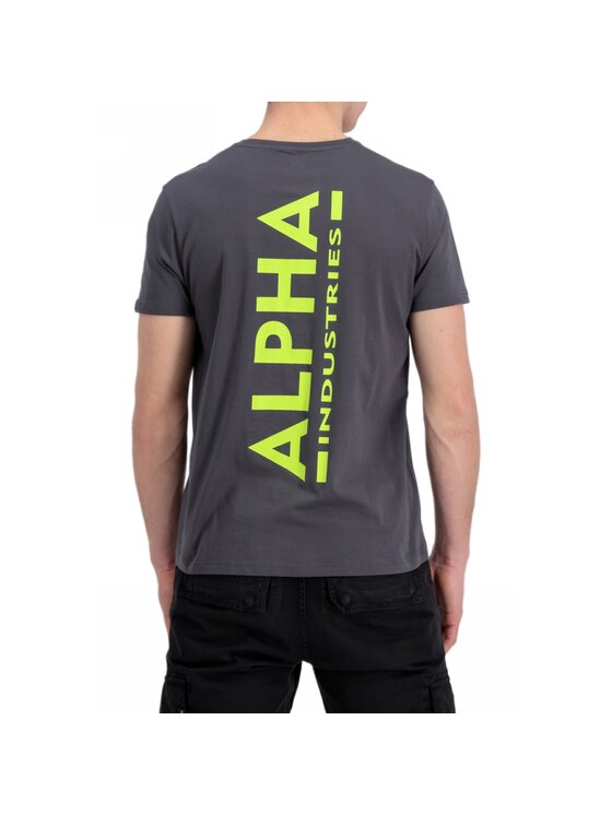 Alpha Industries Alpha Industries T-Shirt AI.128507-684-L Szary Basic Fit