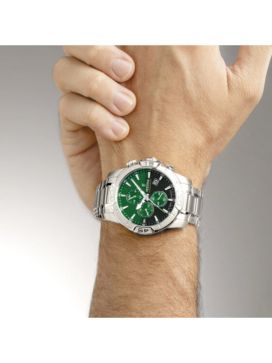 Festina Festina Zegarek F20704-5 Srebrny