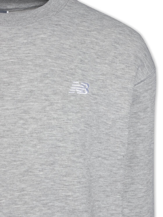 New Balance New Balance Bluza Small Logo MT41507 Szary Relaxed Fit