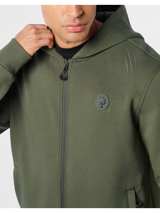 Plein Sport Plein Sport Felpa 28285 Verde Regular Fit