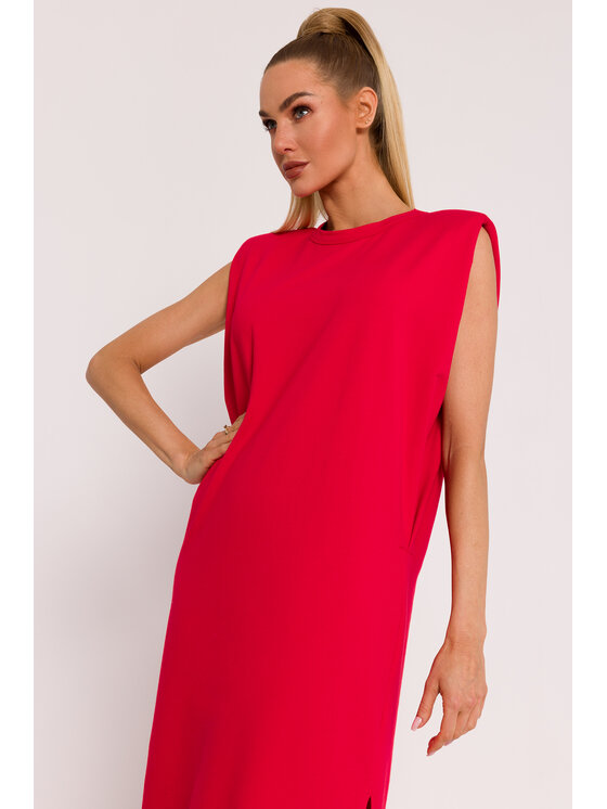Made of Emotion Made of Emotion Vestito estivo M790 Rosso Generous Fit