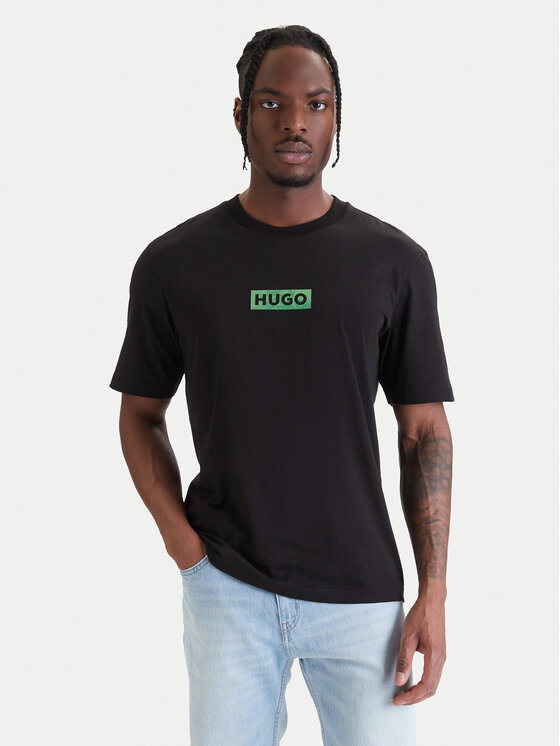 HUGO HUGO T-Shirt Nufotee 50560048 Czarny Regular Fit