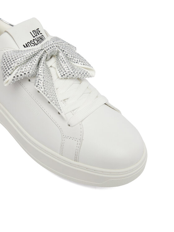 LOVE MOSCHINO LOVE MOSCHINO Sneakersy JA15204G1OIA610B Biela