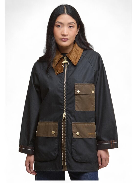 Barbour Barbour Cappotto q-dav-59568 Nero Regular Fit