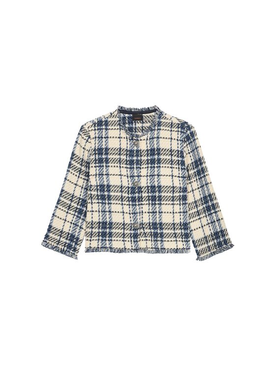 Oltre Oltre Giacca di transizione R208R002306N0Z4 Blu Boxy Fit