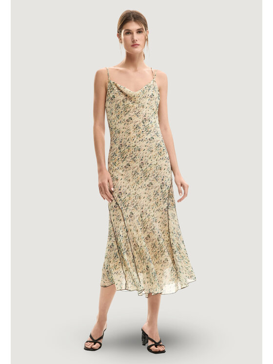 Desigual Desigual Vestito da giorno VEST_GRUNGY Beige Casual Fit