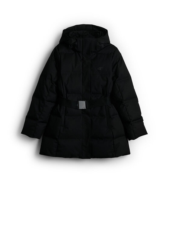 4F 4F Kurtka puchowa CITY JACKETS Czarny Slim Fit