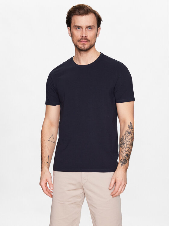 Oscar Jacobson T-shirt Kyran 6789 3815 Tamnoplava Regular Fit