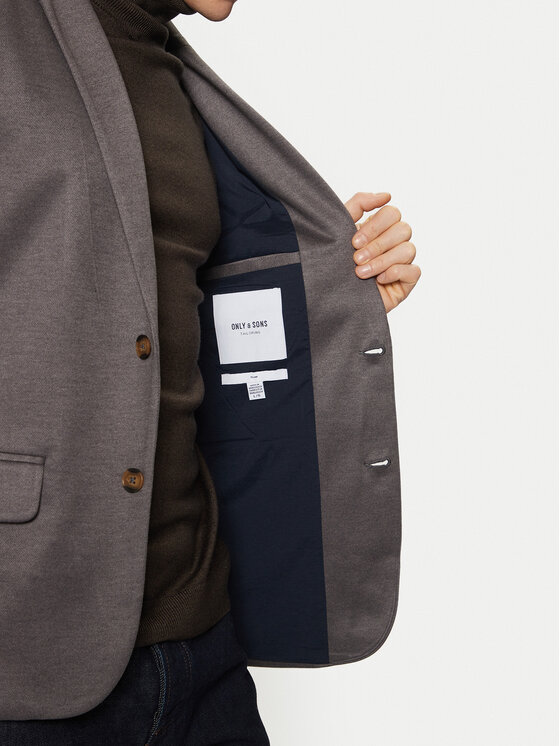 Only & Sons Only & Sons Marynarka Mark 22031060 Granatowy Slim Fit