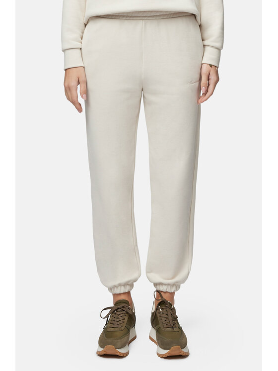 Lancerto Lancerto Spodnie dresowe Lily SP135123000002 Écru Relaxed Fit
