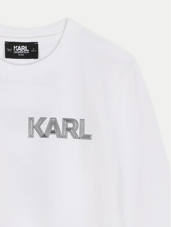 Karl Lagerfeld Kids Karl Lagerfeld Kids Palaidinė Z30243 S Balta Regular Fit