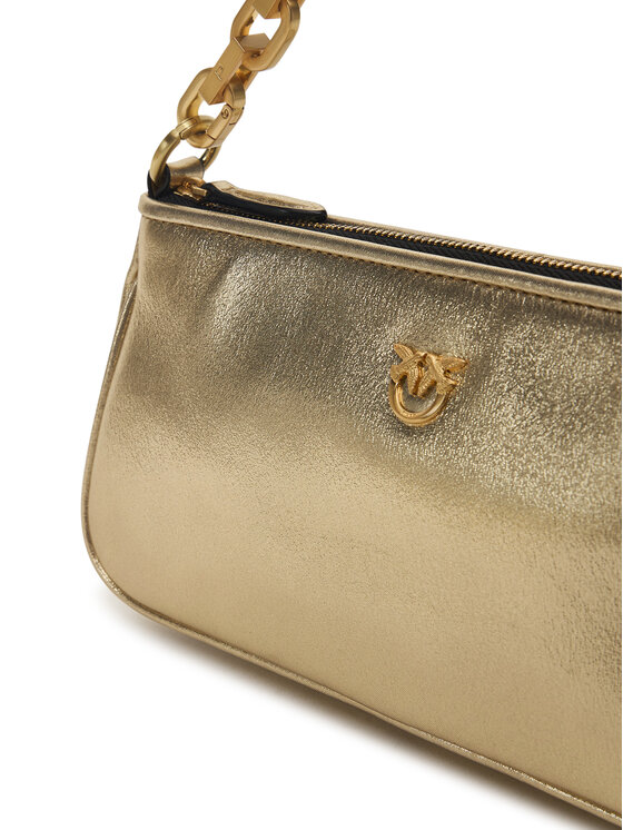 PINKO PINKO Kabelka Half Moon Baguette Mini AI 25-26 PLTT 105069 A2O9 Zlatá