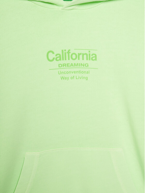 United Colors Of Benetton United Colors Of Benetton Bluza 3WITC204G Zielony Relaxed Fit