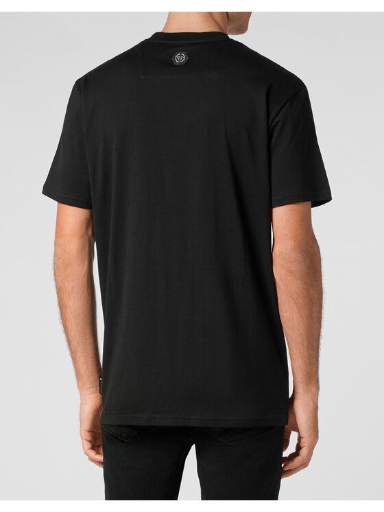 PHILIPP PLEIN PHILIPP PLEIN Tričko 301 Čierna Regular Fit