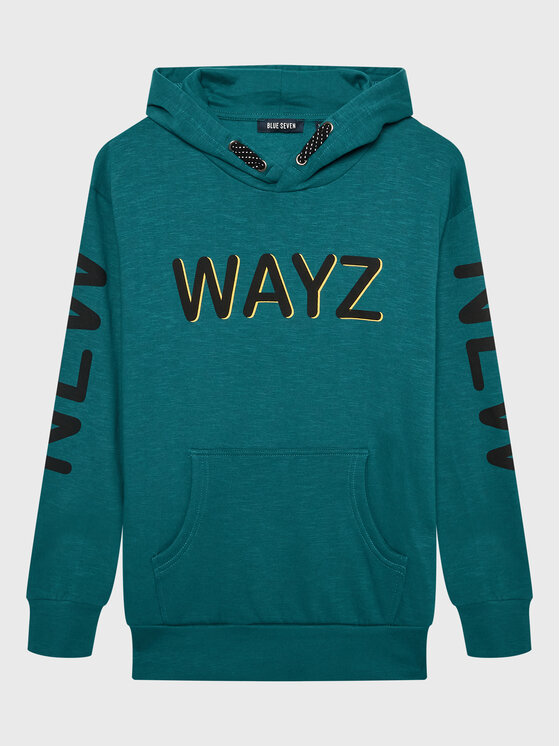 Blue Seven Blue Seven Džemperis 670192 Žalia Regular Fit