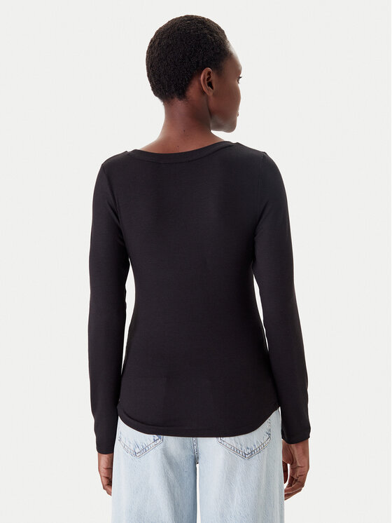 Tommy Jeans Tommy Jeans Bluză DW0DW20921 Negru Regular Fit
