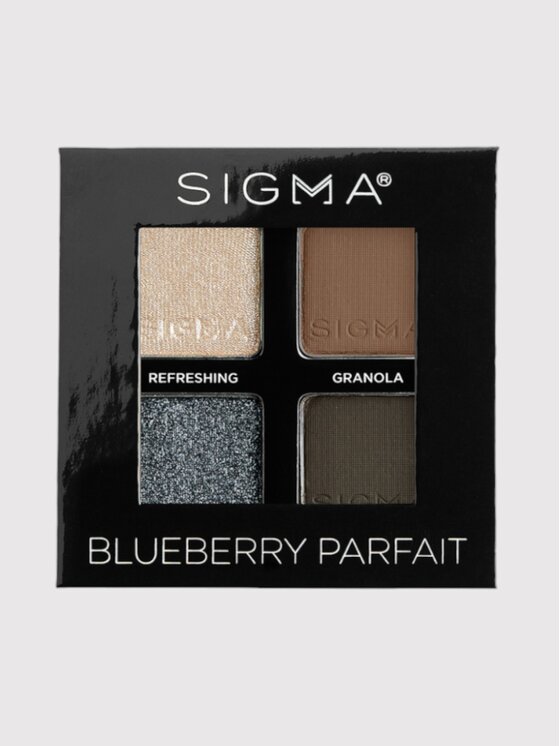 SIGMA Beauty SIGMA Beauty Blueberry Parfait Eyeshadow Quad Paleta cieni do powiek Blueberry Parfait