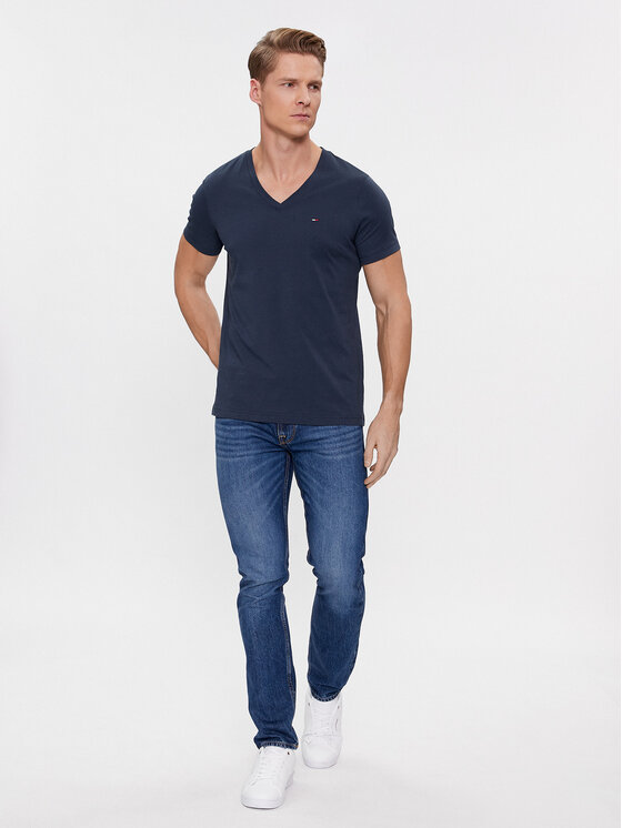 Tommy Jeans Tommy Jeans Póló DM0DM04410 Sötétkék Regular Fit