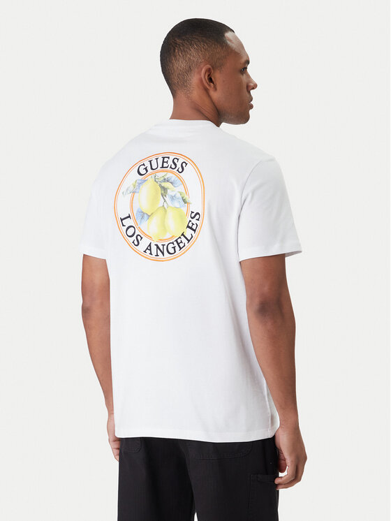 Guess Tricou M6GI19 K3051 Alb Reglan Fit