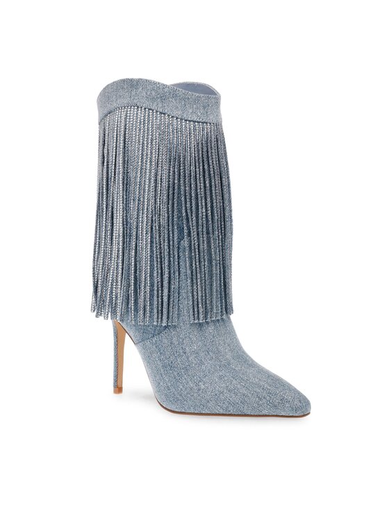 Steve Madden Steve Madden Каубойски обувки Delray Bootie SM11002946-04004-48K Син