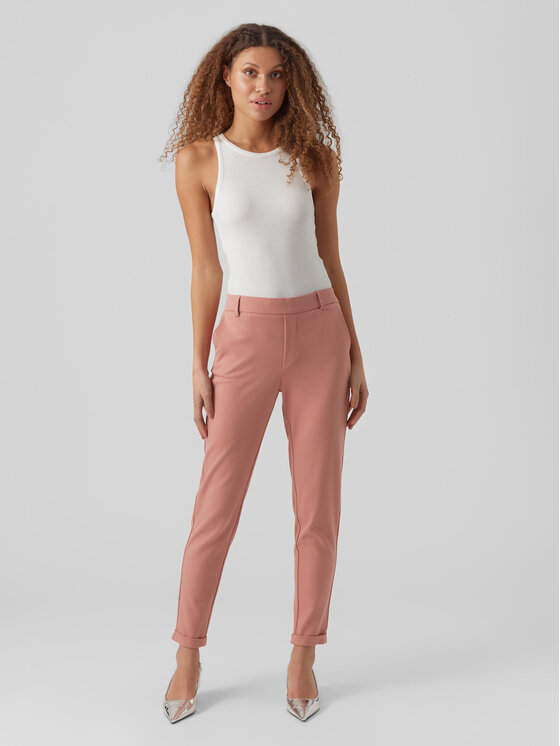 Vero Moda Vero Moda Chino hlače Maya 10225280 Roza Regular Fit