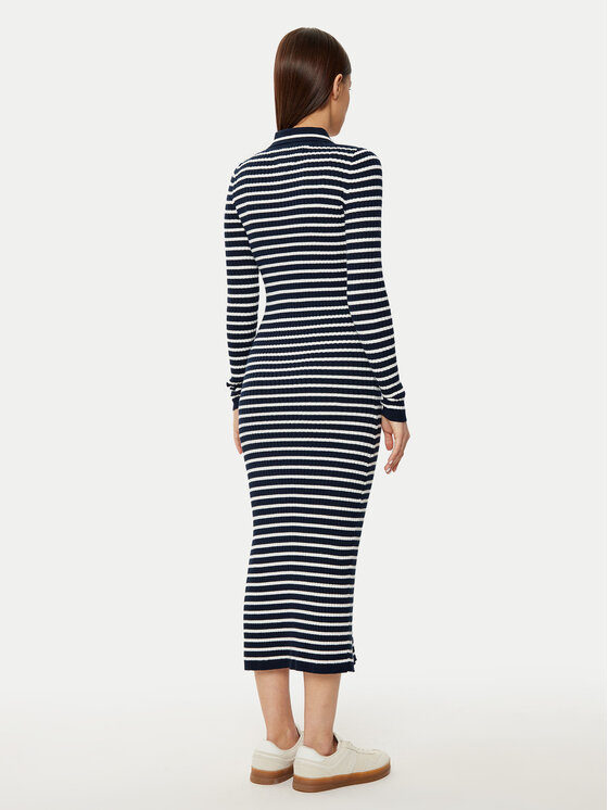 Tommy Jeans Tommy Jeans Rochie tricotată DW0DW19476 Bleumarin Slim Fit