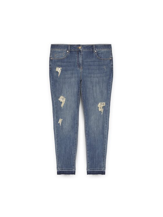 Fiorella Rubino Fiorella Rubino Jeansy P589T004863N024 Niebieski Skin Fit