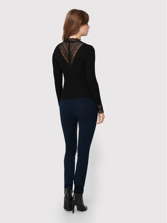 ONLY ONLY Bluzka Tilde 15207788 Czarny Regular Fit