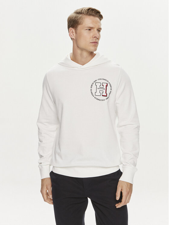 Férfi Pulóver Tommy Hilfiger, Méret: XL, Fehér, MW0MW34383
