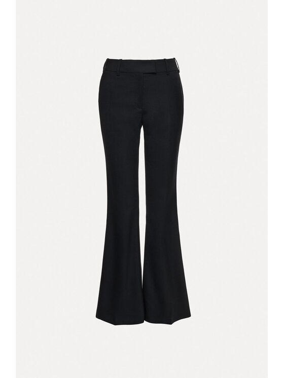 La Mania La Mania Spodnie garniturowe EDO Czarny Basic Fit