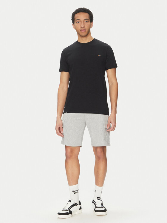 INDICODE INDICODE T-Shirt Inandorra 41-104 Černá Regular Fit