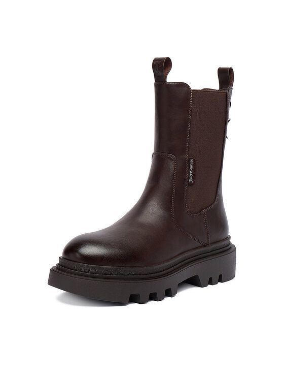 Juicy Couture Juicy Couture Kotníková obuv s elastickým prvkem CEO-HY63020S-3 Hnědá