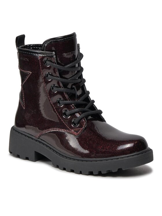Geox Geox Planinarske cipele J Casey Girl J9420G 000KC C7J9B S Tamnocrvena
