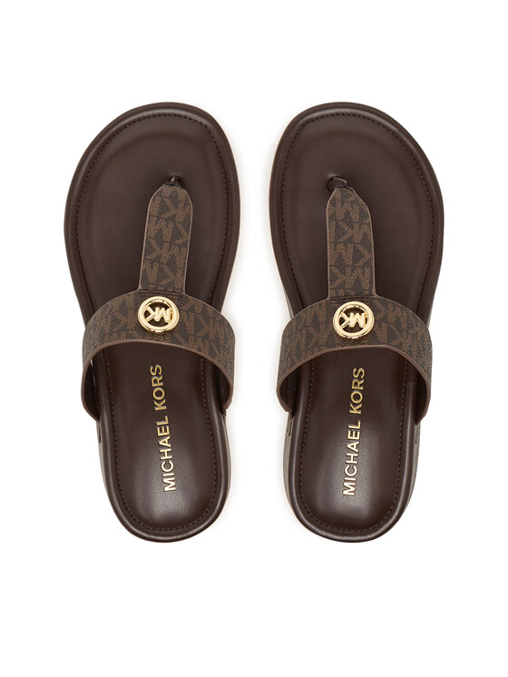 MICHAEL Michael Kors MICHAEL Michael Kors Flip-flops Koya Flip Flap 40R6KOFA2B Barna