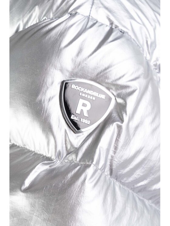 ROCKANDBLUE ROCKANDBLUE Vatovaná bunda Memphis FX Jacket Stříbrná Regular Fit