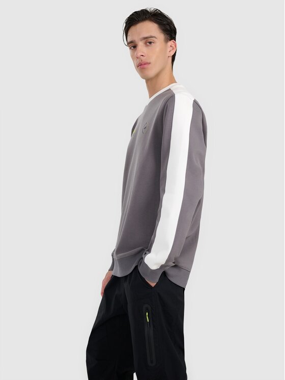 4F 4F Μπλούζα 4FRAW25TSWSM2457-23S Γκρι Regular Fit
