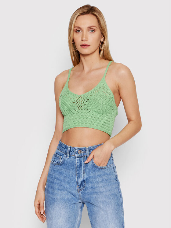 Top Marielle AL018 Verde Cropped Fit