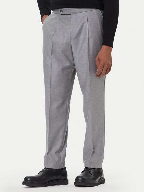 BOSS BOSS Pantaloni chino C-Perino 50551829 Gri Tapered Fit