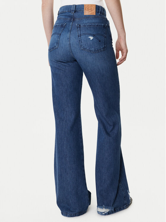 Marella Marella Traperice 2613181014 Plava Wide Leg