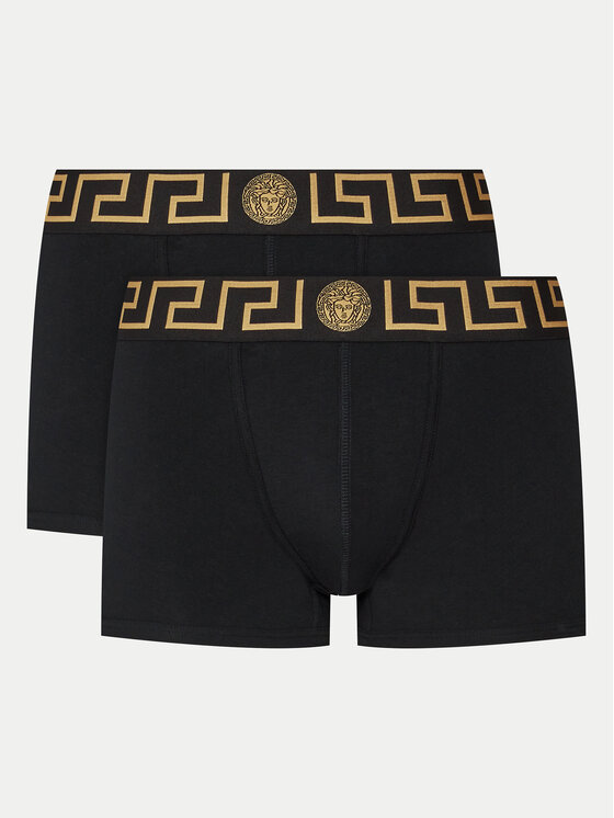 Versace Versace Set od 2 para bokserica AU10181 1A10011 Crna