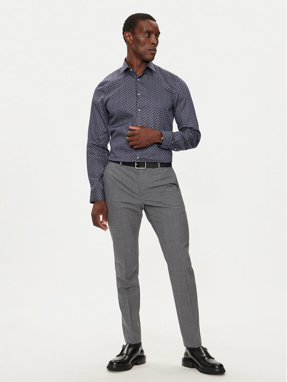 Michael Kors Michael Kors Koszula MK0DS01396 Granatowy Regular Fit